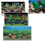 Trade Shop - Sfondo Per Acquario 50x115 Cm Pellicole Immagini Esterne Retro Poster -