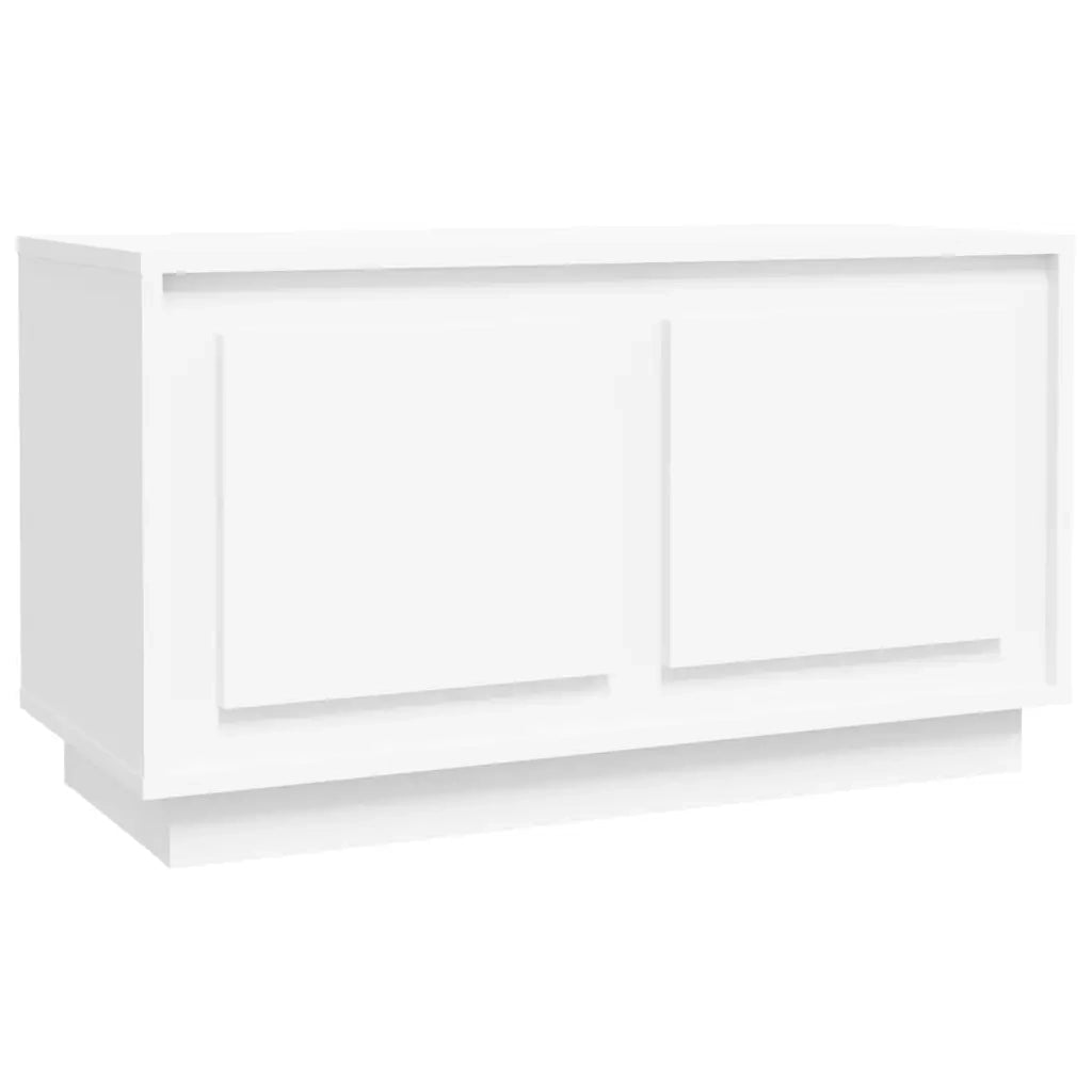 Mobile Porta TV Bianco 80x35x45 cm in Legno Multistratocod mxl 73216