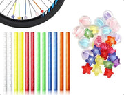 Set di riflettori per bicicletta - Pacchetto da 42 pezzi - Alta visibilità - Accessori per bicicletta per bambini - Adatto per bambine e bambini - Ideale per uso domestico, sport e viaggi