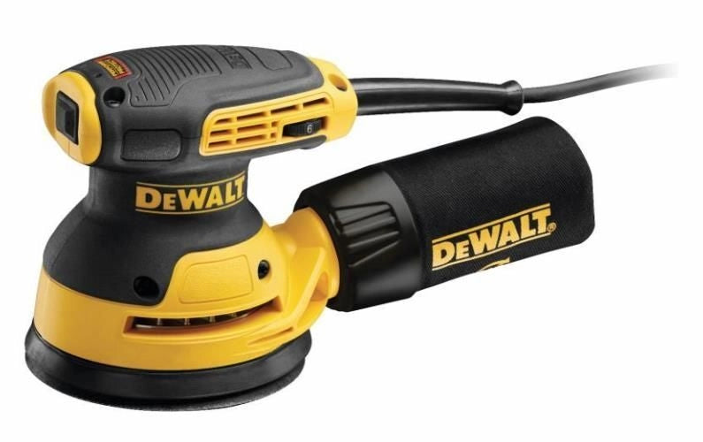Dewalt DWE6423-QS Levigatrice Roto-Orbitale 125 mm 280 W 8000 12000 OPM colore Nero Giallo