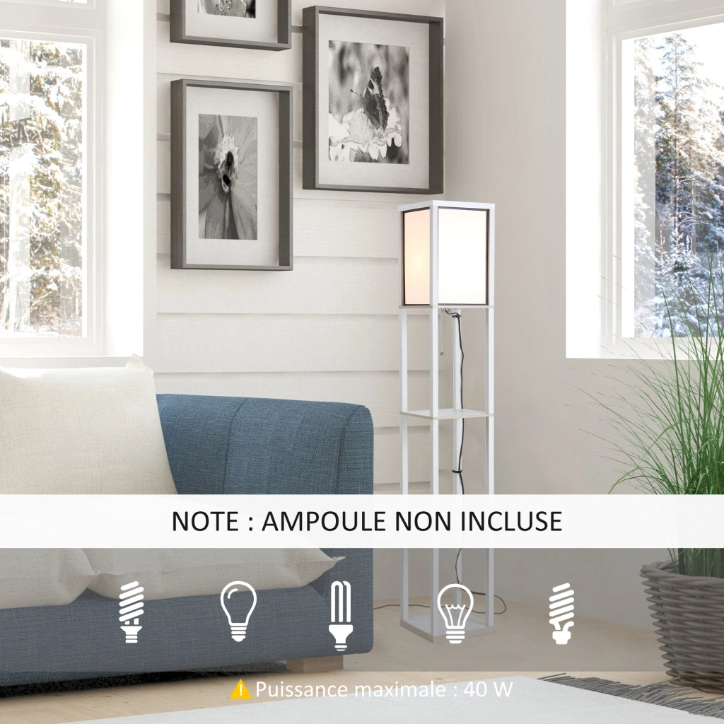 Libreria scaffale ¨C zephmum ¨C Bianco 26x26x160 cm