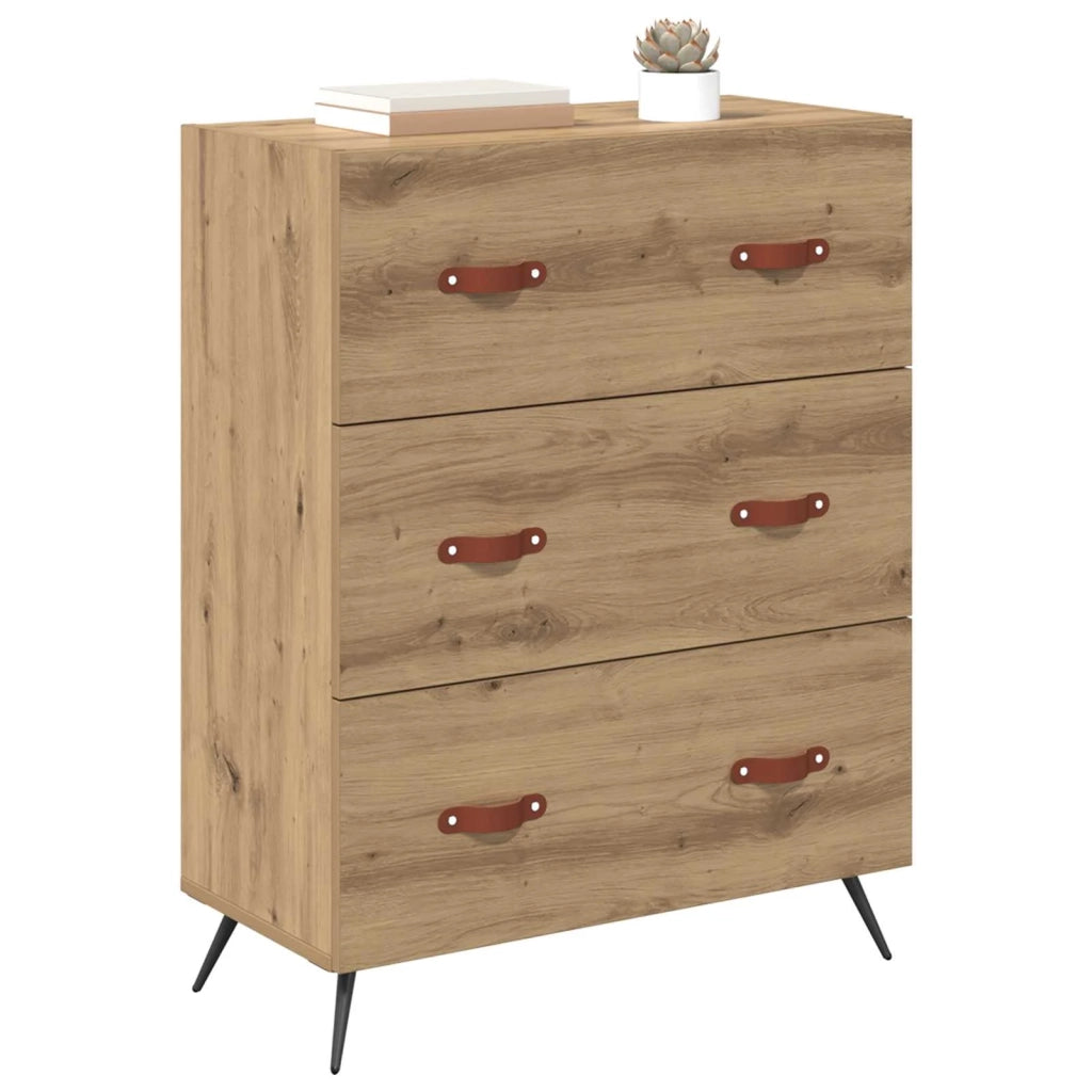 Cassettiera con cassetto Rovere Artigianale 69,5 x 34 x 90 cm