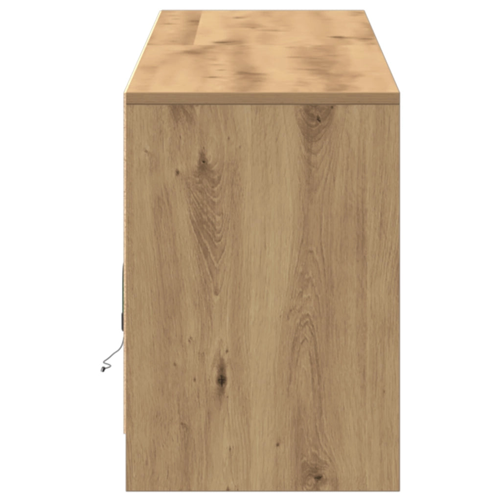 Centro di Intrattenimento Rovere Artigianale Legno Ingegnerizzato