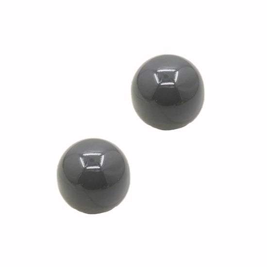 Vetrina Ceramica - Maniglia a Bollo - Maniglia per Mobili - Maniglia per Porta - Maniglie Vintage - 2 Pezzi - 33 mm di Diametro