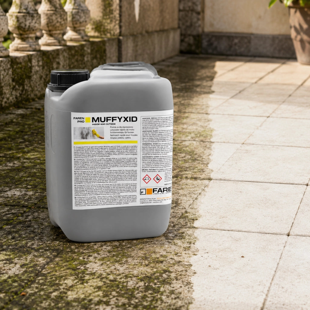 Faren muffyxid 5 litri pulitore antimuffa ad azione rapida igienizzante 2 pezzi