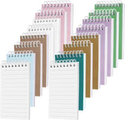 Set di blocchi note mini - 16 blocchi note - 60 pagine - righe - 8 colori - adatto per note - set di 16 blocchi note mini