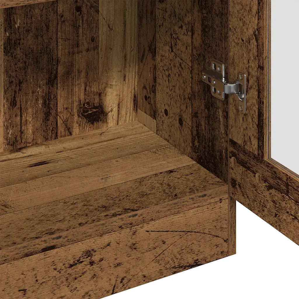 Credenza-Buffet-Armadio da cucina Legno Antico 82,5x30,5x185 cm in Truciolato 759438
