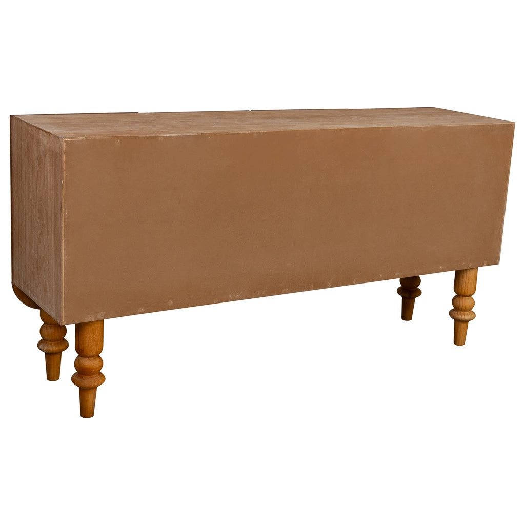 Mobile da ingresso in legno marrone 160x42x81