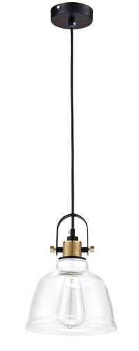Lampada pendente Pendant in Metallo Irving Nero
