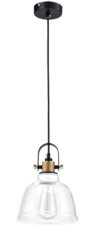 Lampada pendente Pendant in Metallo Irving Nero