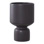 Vaso Decorativo Sea, Nero, Ceramica, 15x15x23,5 cm