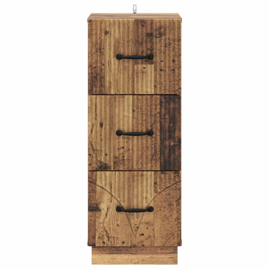 Mobile con Cassetti Legno antico 33 x 34,5 x 87 cm 895313