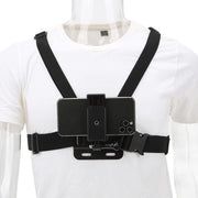 Supporto per Telefono Cellulare Azione Camera - Supporto Regolabile - Fixazione Selfie - Montaggio al Seno.