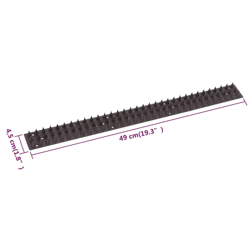 Set 20 Dissuasori per uccelli 49 x 4,5 x 1,7 cm 41369