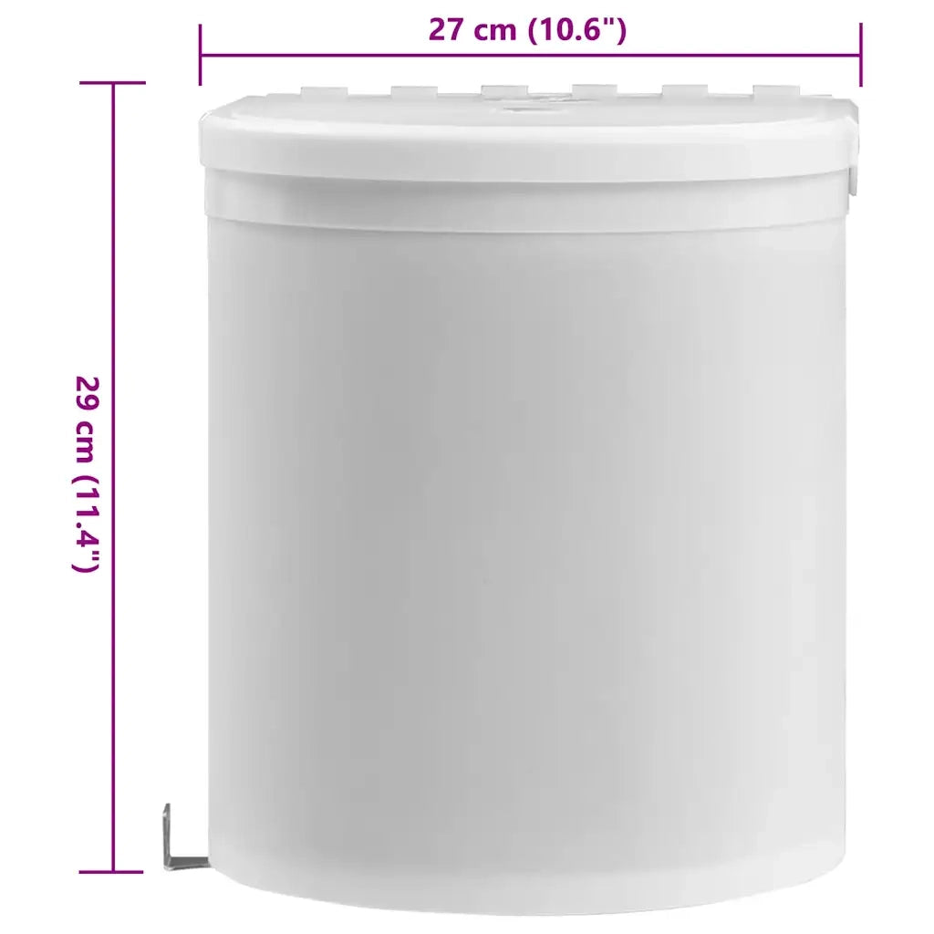 Pattumiera da Incasso per Cucina in Plastica 8 L CFW5213452