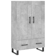 Buffet credenza cassettiera mobiletto mobile contenitore organizer cucina soggiorno salotto alto 69,5 x 31 x 115 cm legno ingegnerizzato grigio 02_0034467