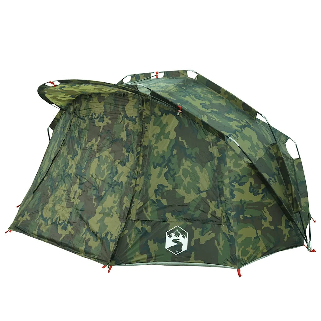 Tenda da Pesca per 5 Persone-Tenda da campeggio Mimetica Impermeabile 494377