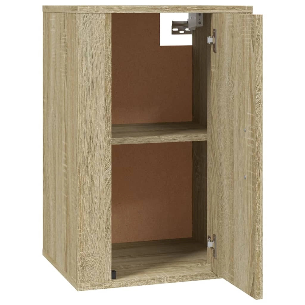 Mobile TV multimediale da parete mensola TV mobile TV sala da pranzo soggiorno camera da letto 2 pezzi rovere Sonoma 40 x 34,5 x 60 cm marrone 02_0028995