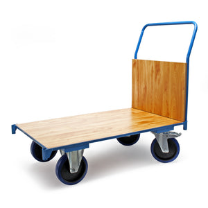 Carrello a pianale da trasporto 100 x 60 cm max 600 kg Portapacchi con ruote