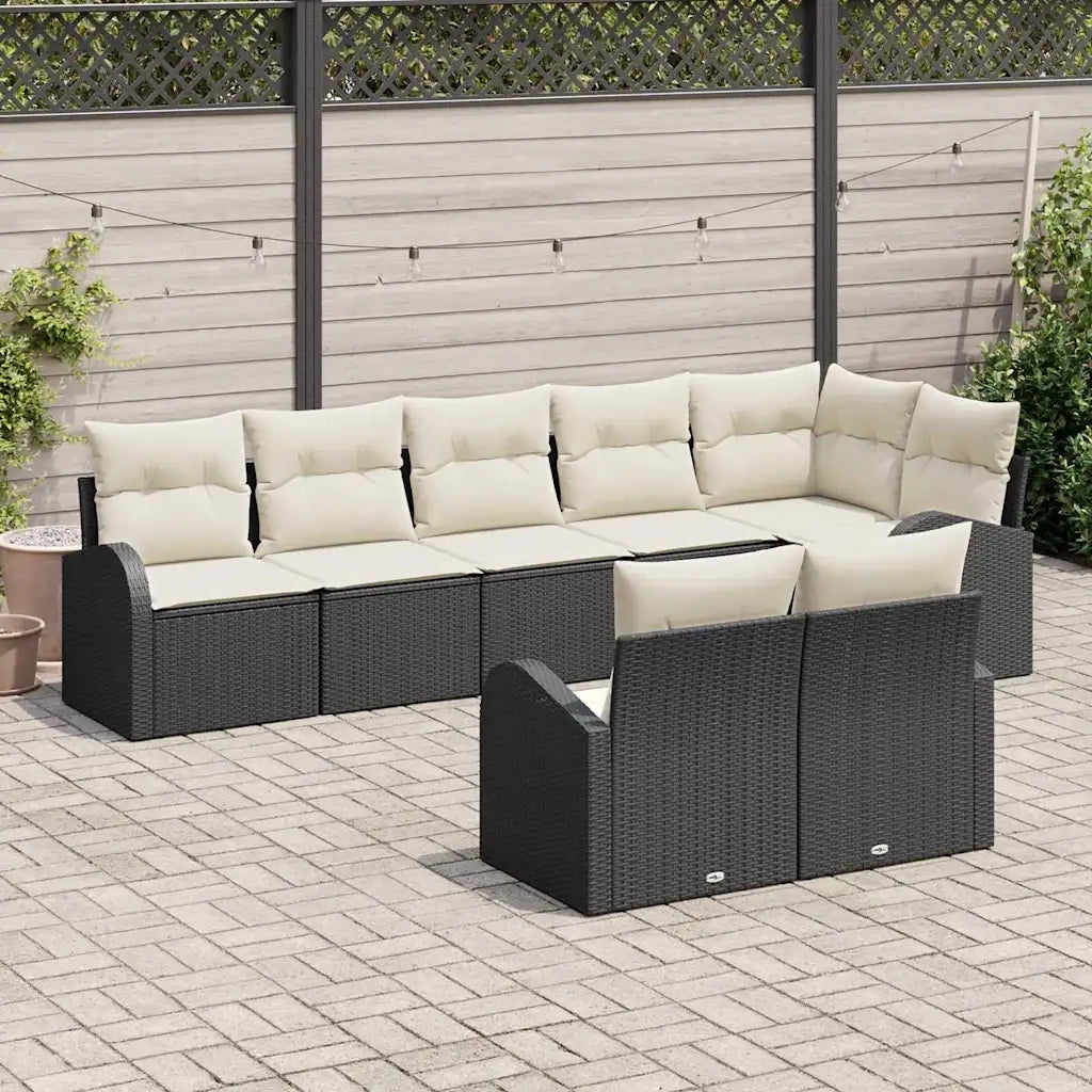 Set Divano da Giardino 8 pcs polyrattan 3346087