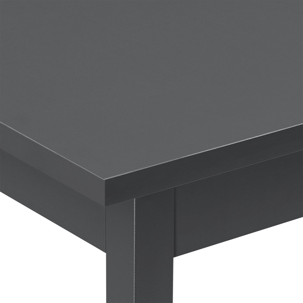 Tavolo da Pranzo Den Haag 120 x 60 cm Grigio Scuro [en.casa]