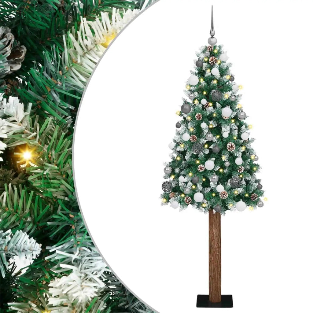 Albero di Natale snodato con 300 LED con supporto Verde 210 cm 3394911