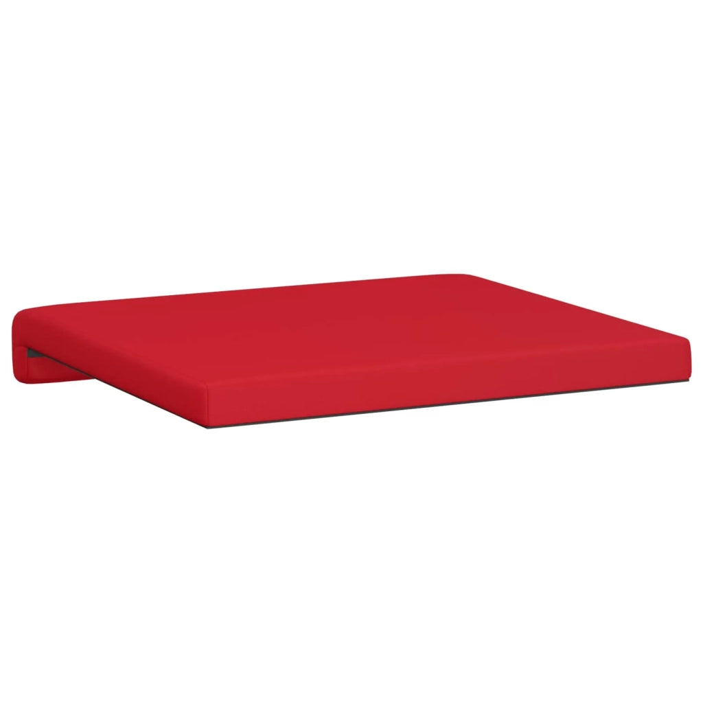 Cuscino per panchina 4 pcs Similpelle Rosso Profondità 35 cm 42043115