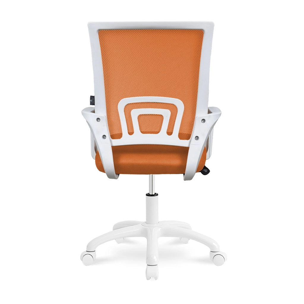 Sedia da ufficio ergonomica girevole arancione - Happy - SU06HAPB