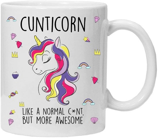 Moka con Motivo Cunticornio - Regalo Divertente per Uomini e Donne