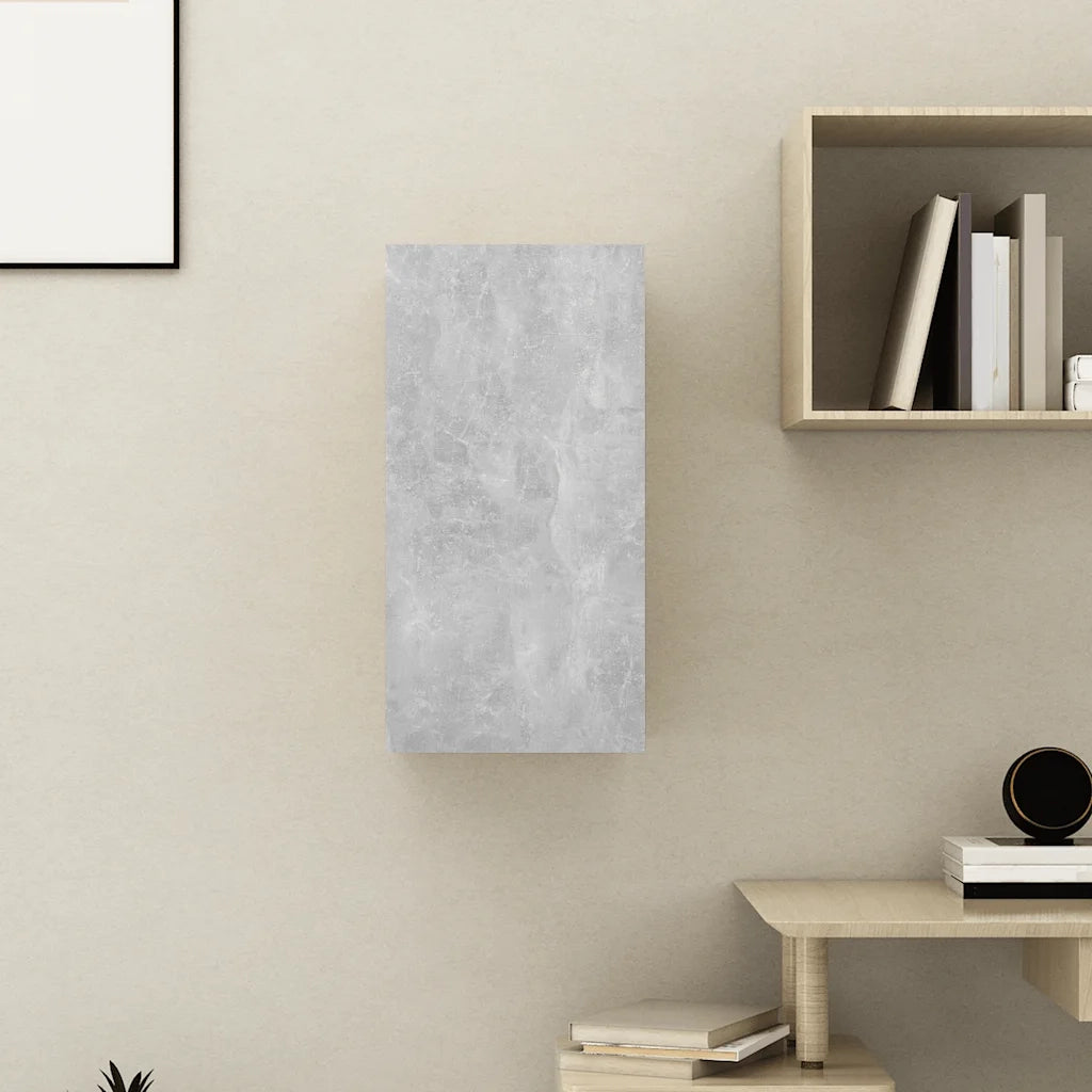 Mobile TV Grigio Cemento 30,5x30x60 cm in Truciolato