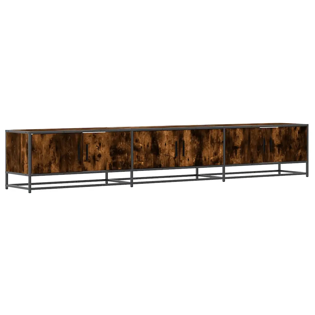 Mobile Porta TV Rovere Fumo 240x35x41 cm in Truciolato 3300797