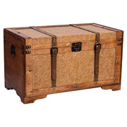 Baule legno marrone 65x36x38h cm