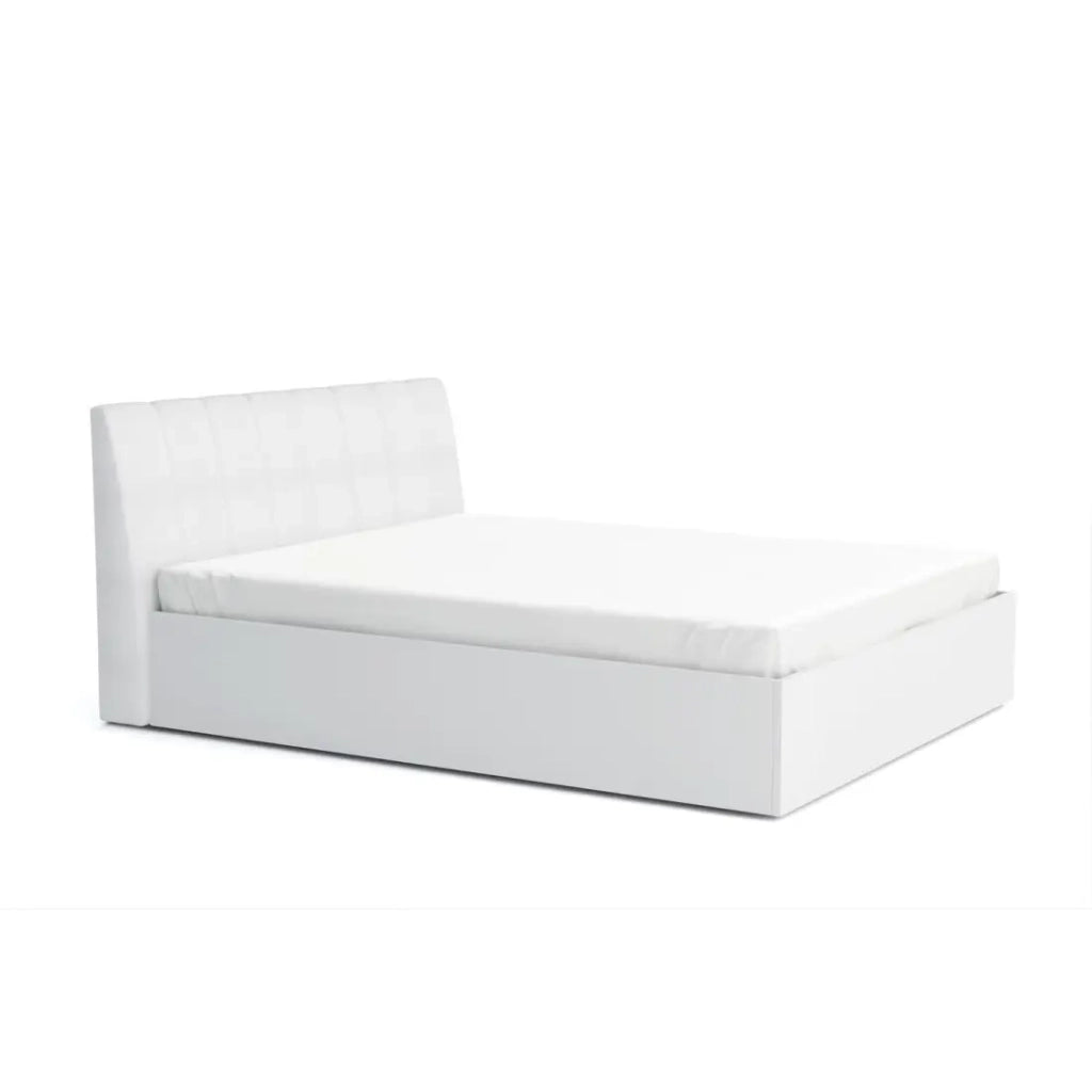 Collezione di letti design VERONA con opzione contenitore 160x200, colore bianco