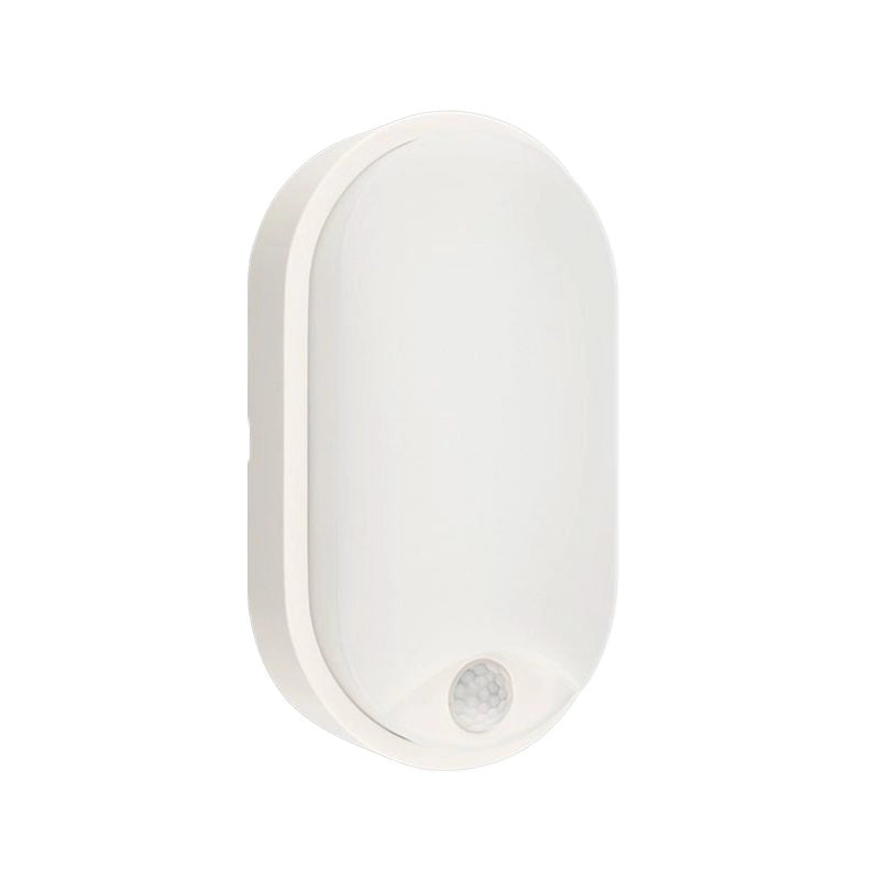 PLAFONIERA A LED OVALE CON SENSORE 18W - 2000 Lm - Tricolor - LAMPO