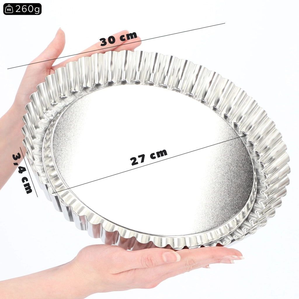 Teglia rotonda antiaderente per crostate KADAX, 30 cm