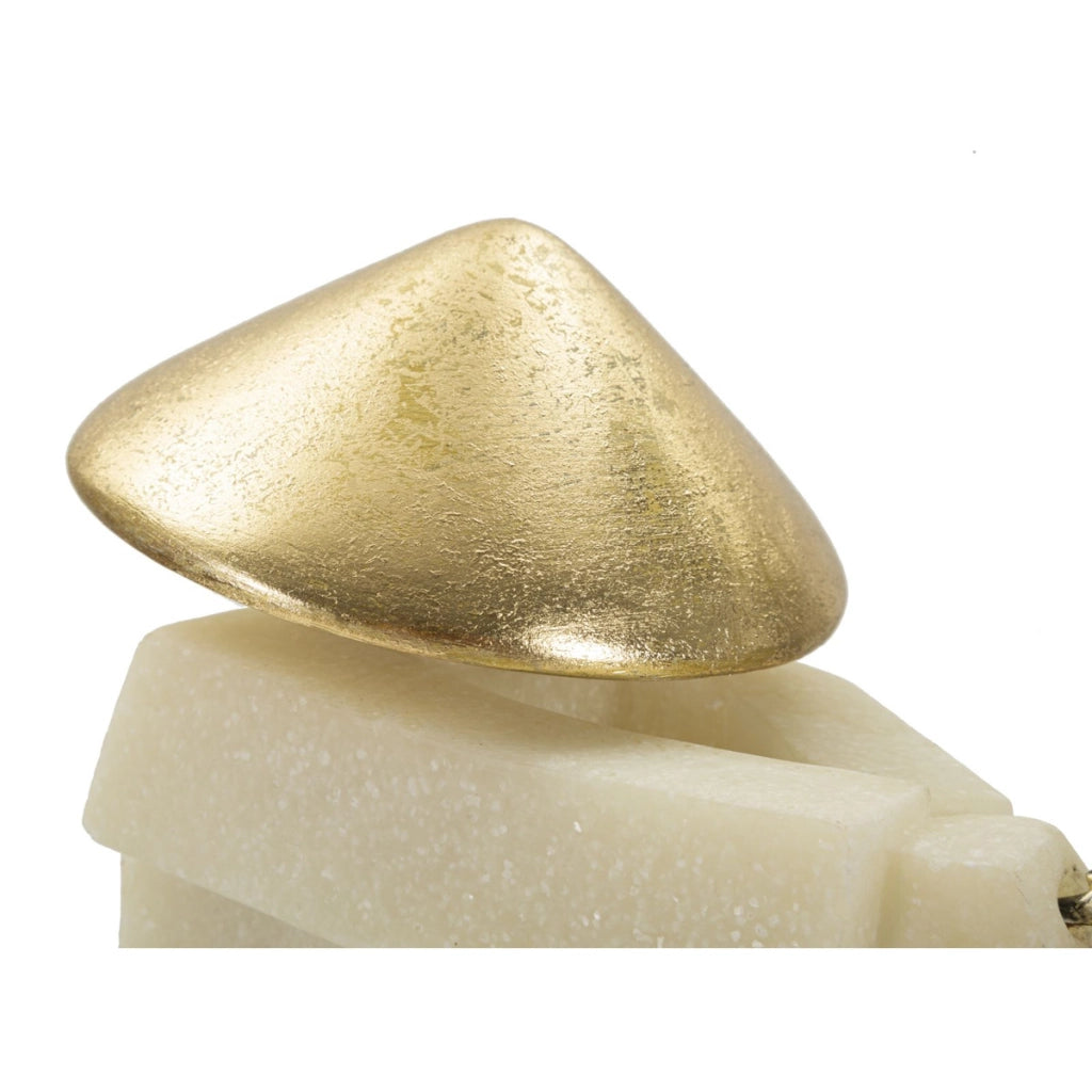 Scultura Giappone 1, Oro, Poliresina, 34x12x30 cm