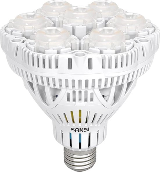 Lampada a LED per Piante, Spettro Completo E27 - Luce di Crescita per Piante da Interno, Giardino e Colture Idroponiche - Ø11.5 * 13.3cm