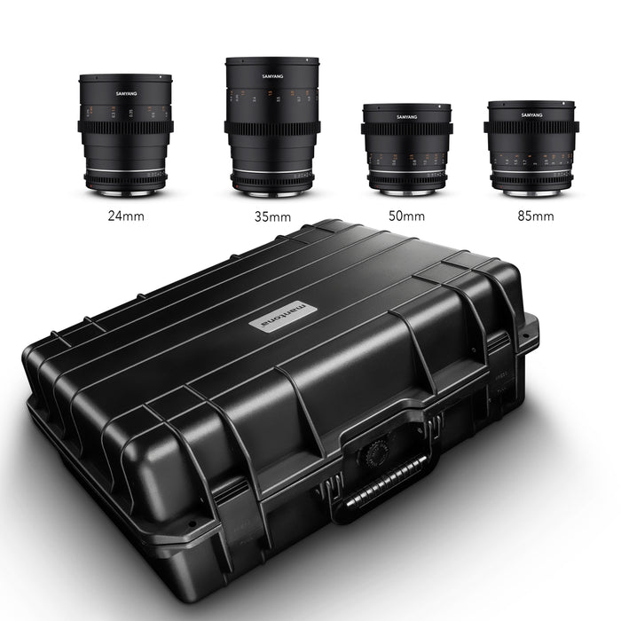 MF 24/35/50/85 MK2 VDSLR Set di custodie per CanonEF