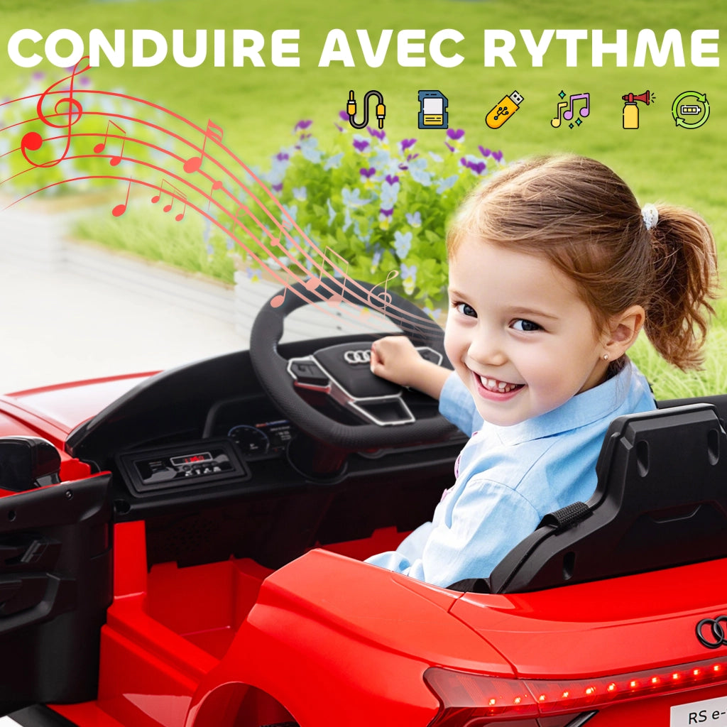 Auto elettrica per bambini 12V ¨C zephmum ¨C Rosso