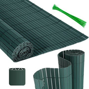 Schermo per Giardino in PVC 1,4x3m - Protezione per Balcone - Visibilità - per Esterno Giardino Balcone - Verde