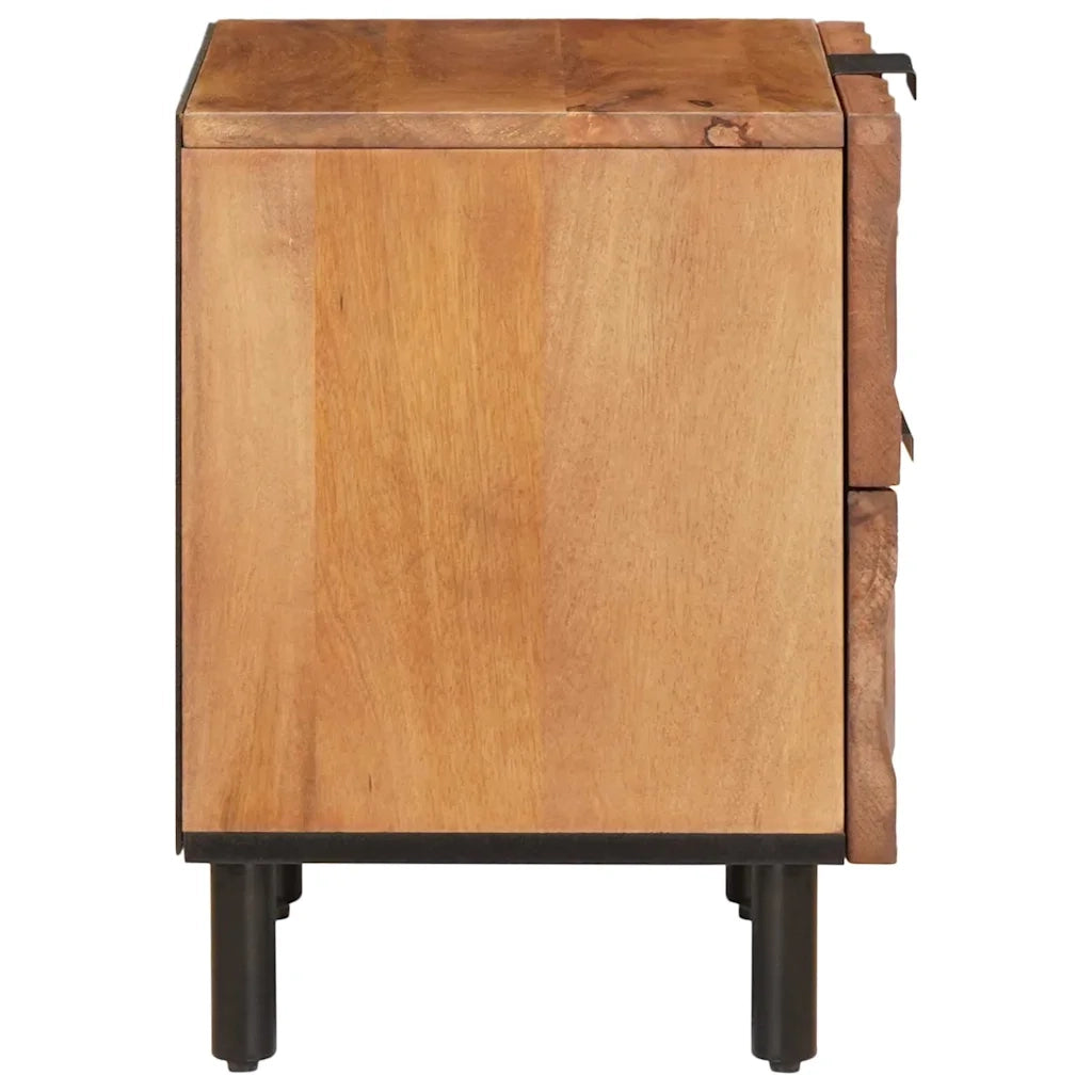 Armadio da Notte con cassetto Marrone 40 x 33 x 46 cm