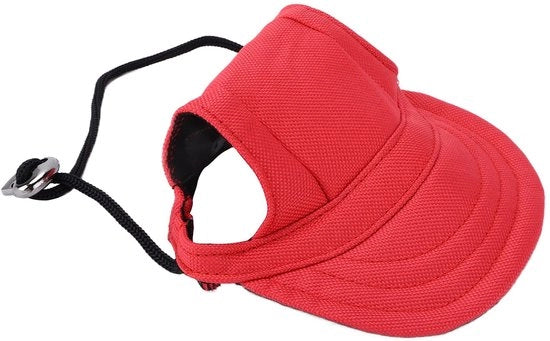 Cappello per Cani - Protezione Solare Comoda - Ideale per Piccoli Cani - Outdoor - Taglia S - Cappello per Cani da Gioco