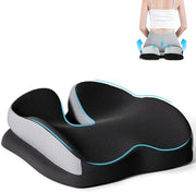 Cuscino di supporto ergonomico per sedia ufficio con sistema di regolazione della pressione per glutei e sacro - adatto per sedia a rotelle