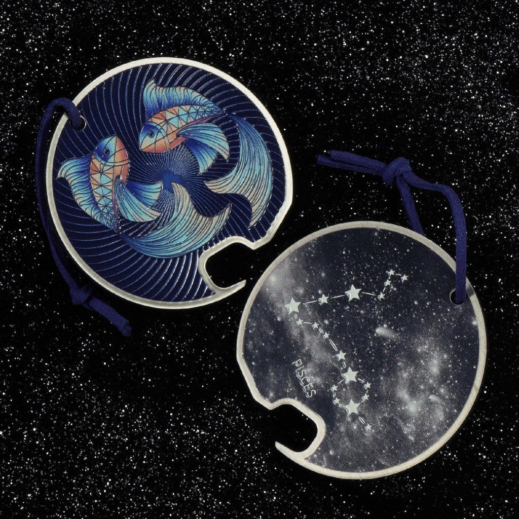 Apribottiglie KADAX in metallo per birra, regalo per il segno zodiacale dei Pesci, pratico