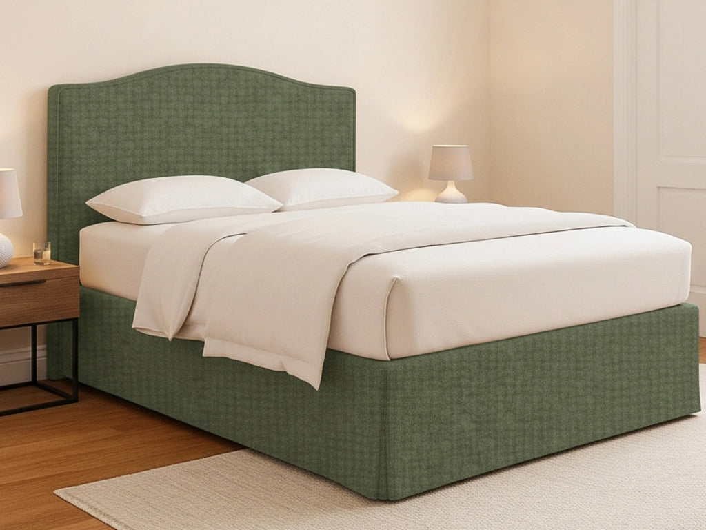 Blyth, Letto Piazza e Mezza Sfoderabile Made in Italy, Verde