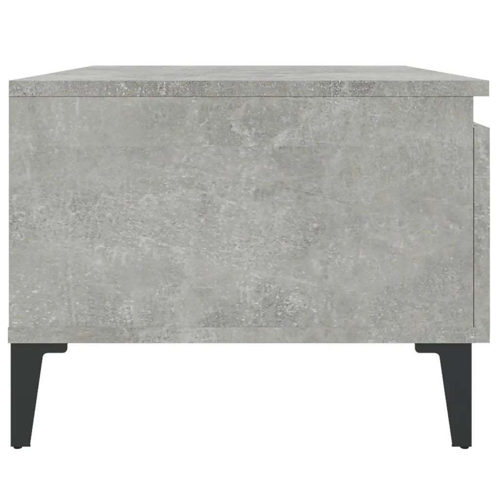 Tavolino Grigio Cemento 50x46x35 cm in Legno Multistrato 819524