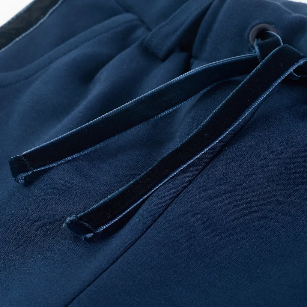 Pantaloni per Bambini con Finiture Nere Blu Marino 104 14923