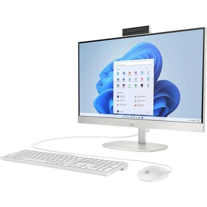 PC all-in-one HP 24-cr0069nf - 23,8 FHD - Core i3-N300 - 8 GB RAM - 512 GB storage - Windows 11 + tastiera e mouse cablati