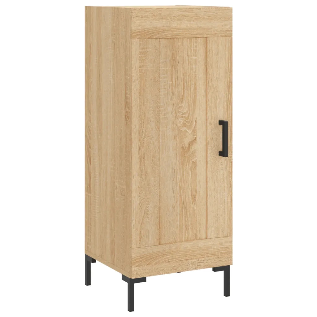 vidaXL Credenza Rovere Sonoma 34,5x34x180 cm in Legno Multistrato
