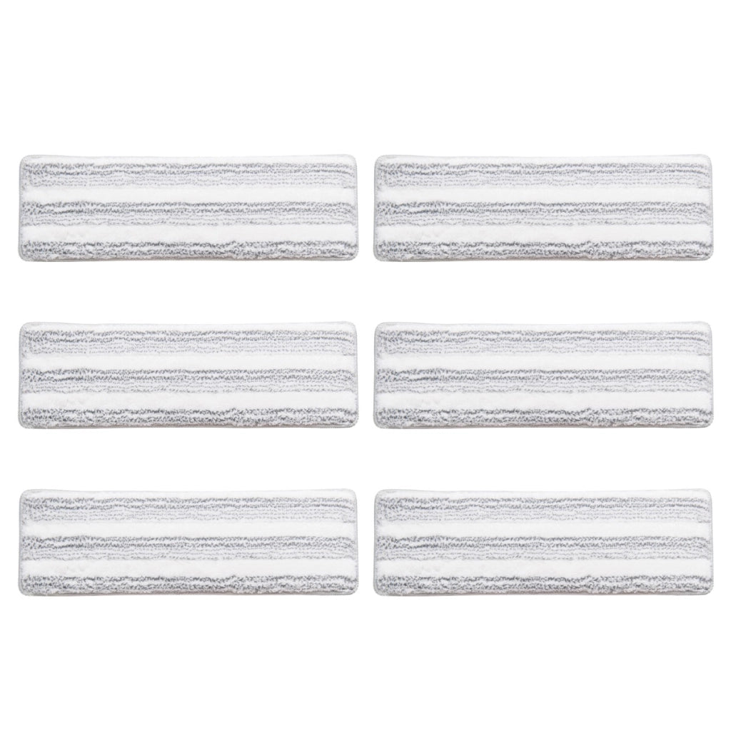 Set di 6 panni in microfibra riutilizzabili in lavatrice per mocio,  Panni in microfibra a secco e bagnato per diverse superfici